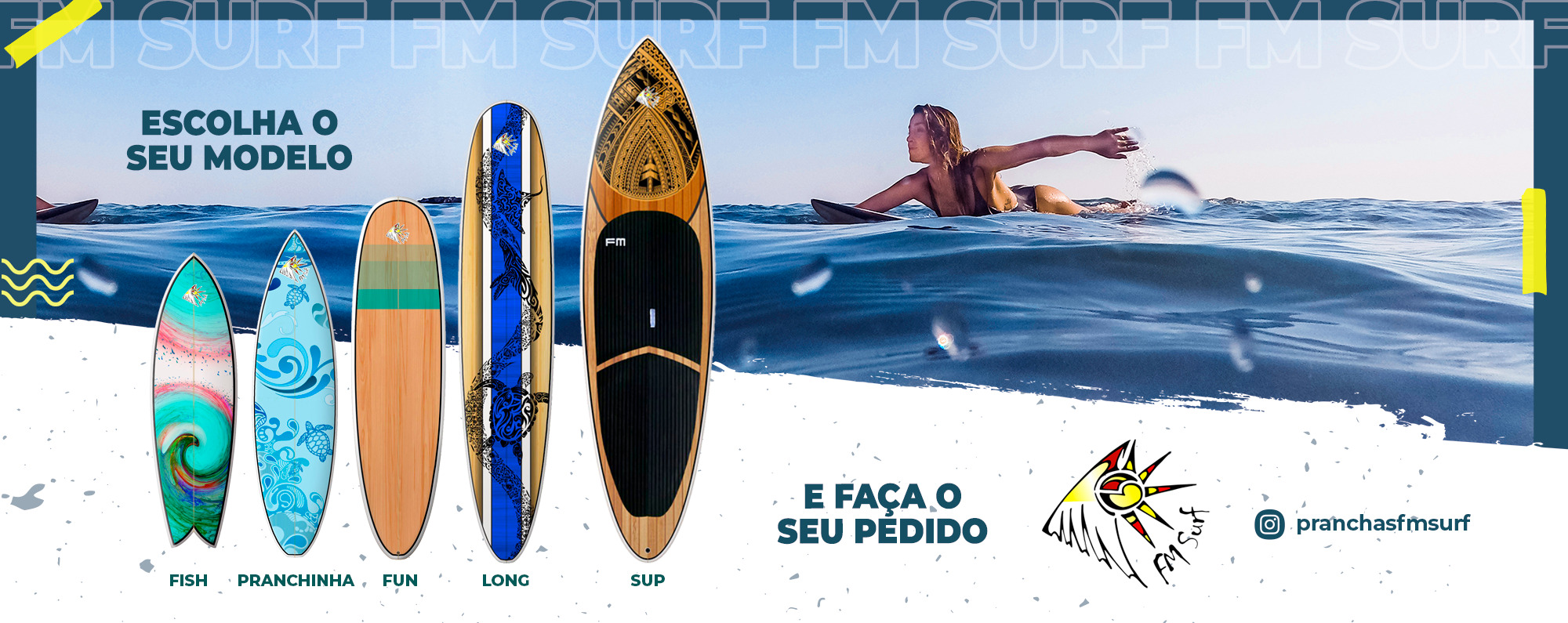 Fm Surf Pranchas de Surf e Stand Up Paddle