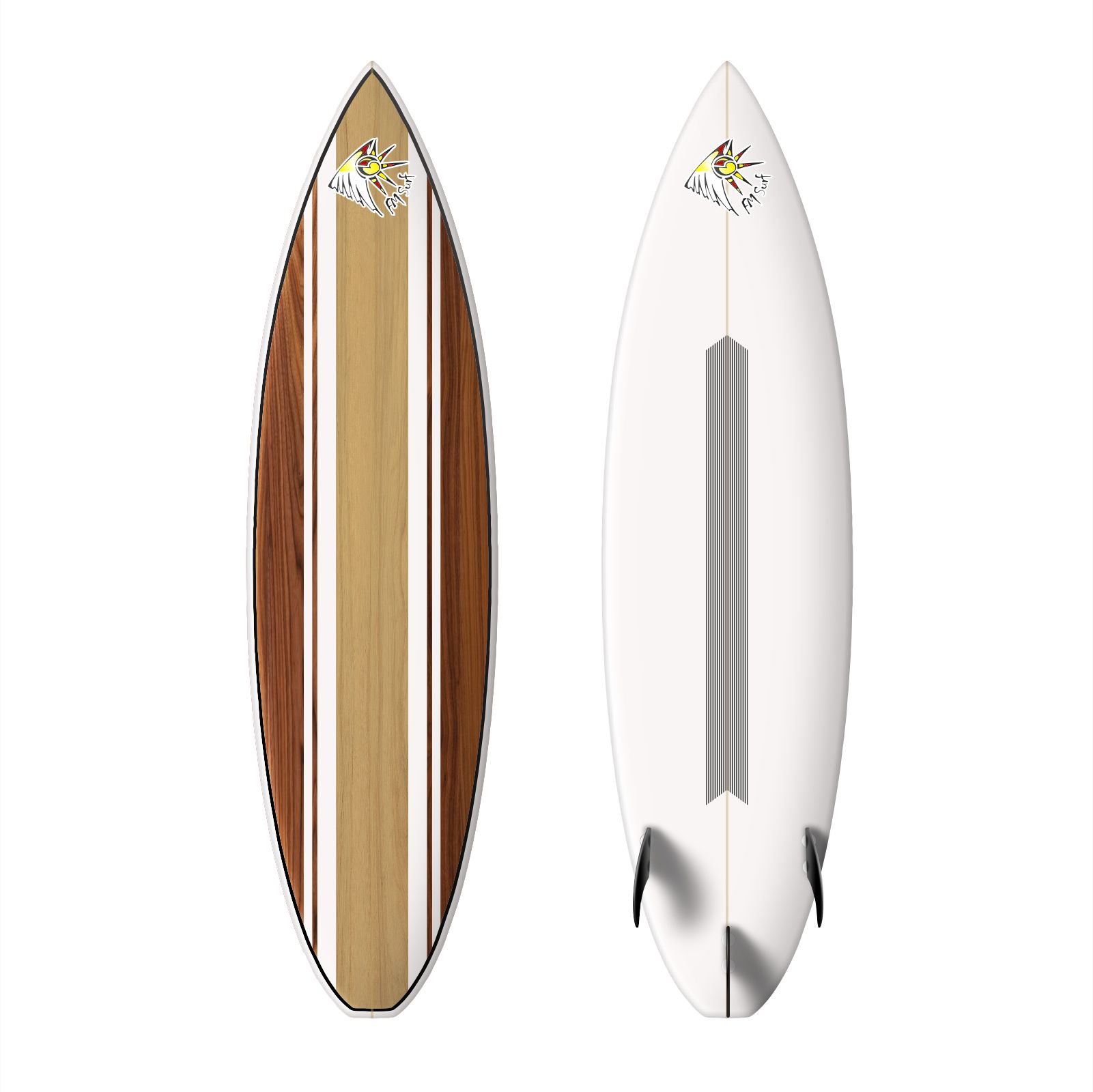 prancha FM SURF Wood