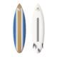 prancha FM SURF Wood Blue