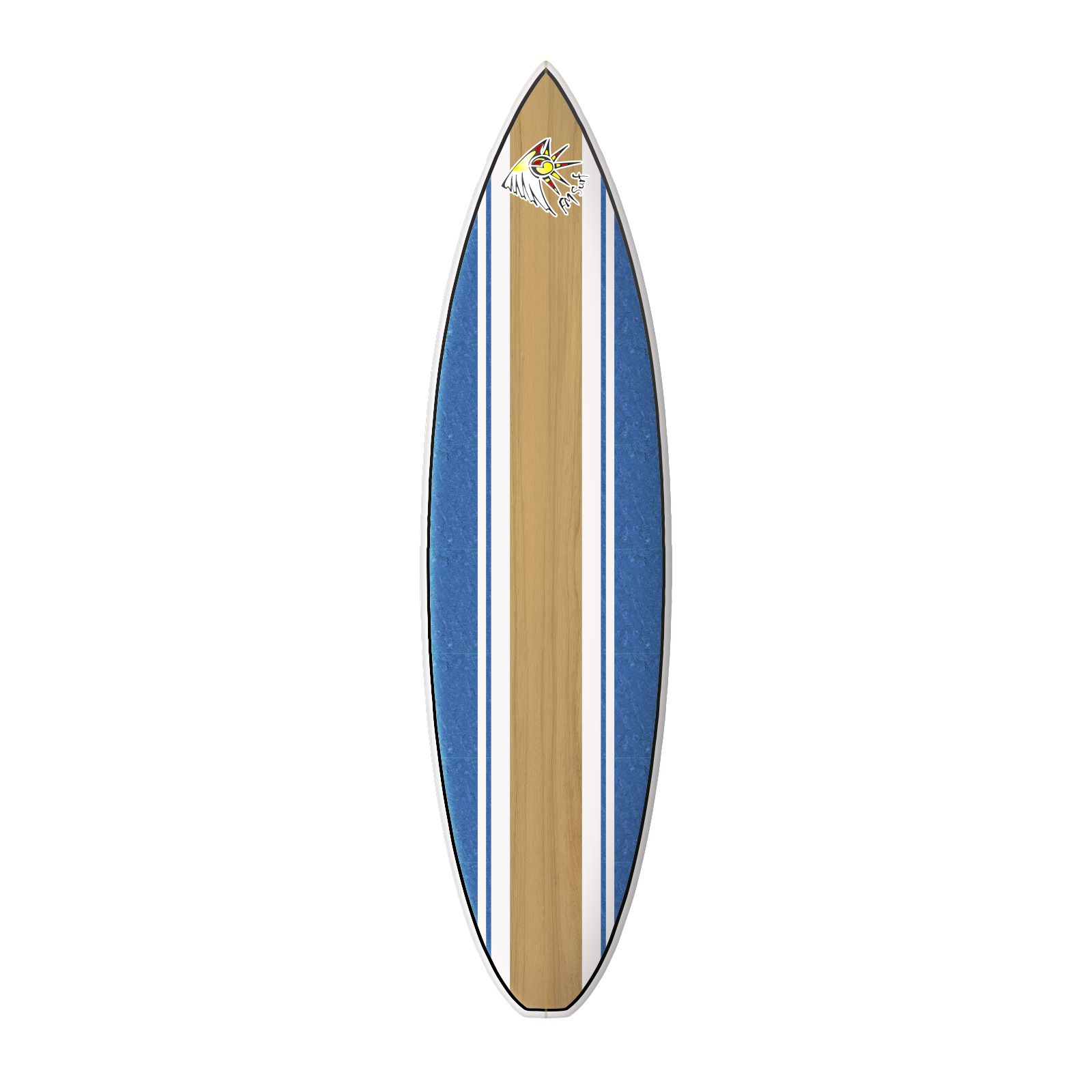 prancha FM SURF Wood Blue